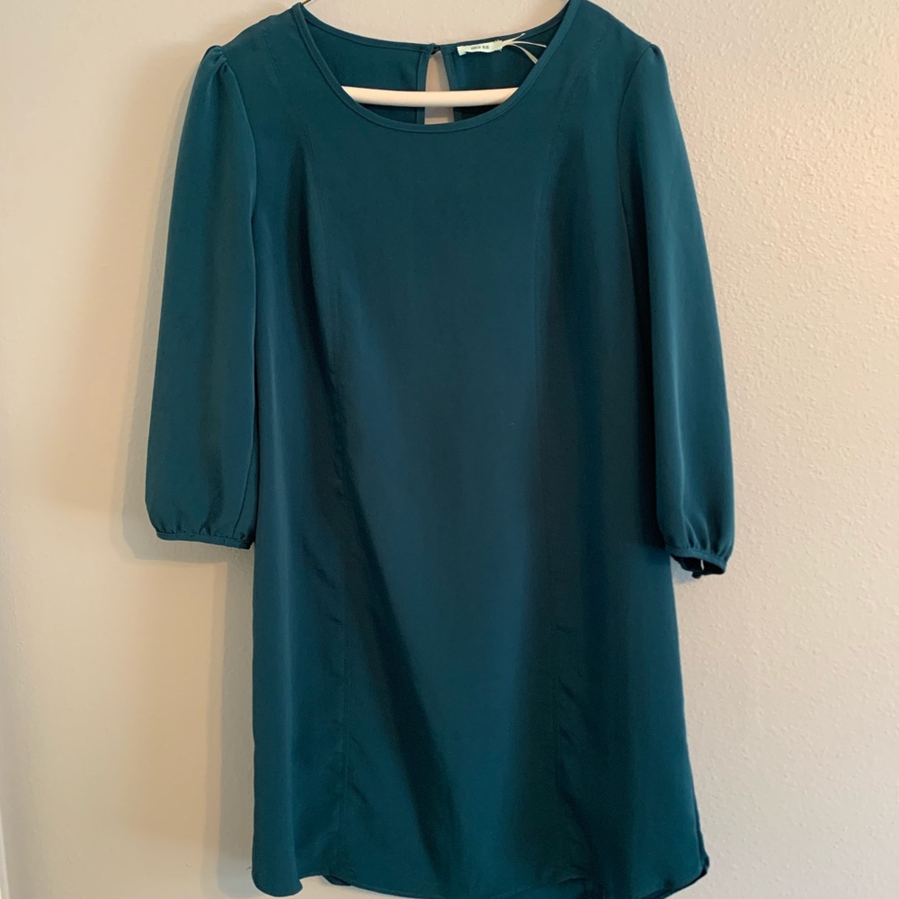 Urban Outfitters Kimchi Blue Teal Shift Dress